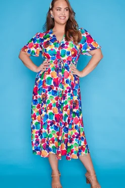 Lorraine Designs Casual Dresses | Fit & Flare Dresses*Marley Painterly Dress