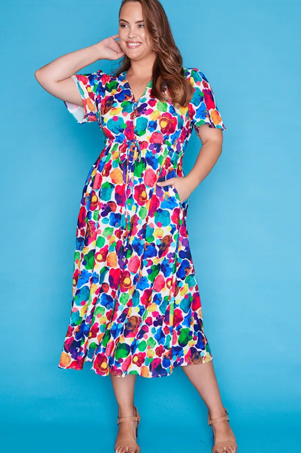 Lorraine Designs Casual Dresses | Fit & Flare Dresses*Marley Painterly Dress
