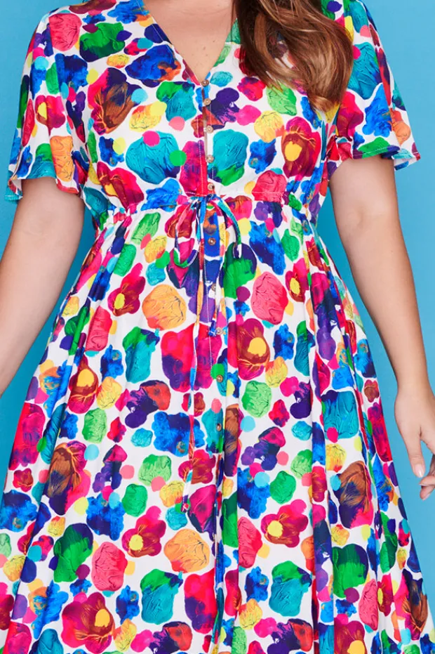 Lorraine Designs Casual Dresses | Fit & Flare Dresses*Marley Painterly Dress