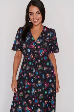 Lorraine Designs Casual Dresses | Midi Dresses*Marley Paisley Hearts Dress