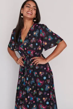 Lorraine Designs Casual Dresses | Midi Dresses*Marley Paisley Hearts Dress