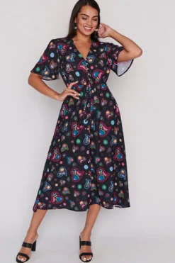 Lorraine Designs Casual Dresses | Midi Dresses*Marley Paisley Hearts Dress