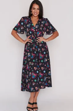 Lorraine Designs Casual Dresses | Midi Dresses*Marley Paisley Hearts Dress