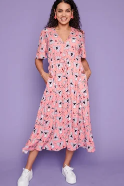 Lorraine Designs Fit & Flare Dresses | Casual Dresses*Marley Pink Koala Dress