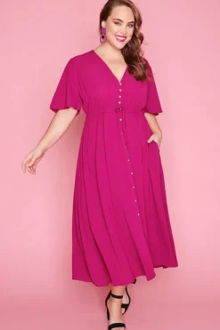 Lorraine Designs Casual Dresses | Fit & Flare Dresses*Marley Plum Dress