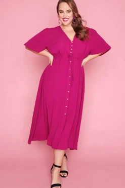 Lorraine Designs Casual Dresses | Fit & Flare Dresses*Marley Plum Dress
