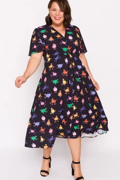 Lorraine Designs Casual Dresses | Fit & Flare Dresses*Marley Poodles Dress