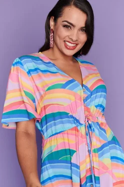 Lorraine Designs Casual Dresses | Fit & Flare Dresses*Marley Rainbowscape Dress