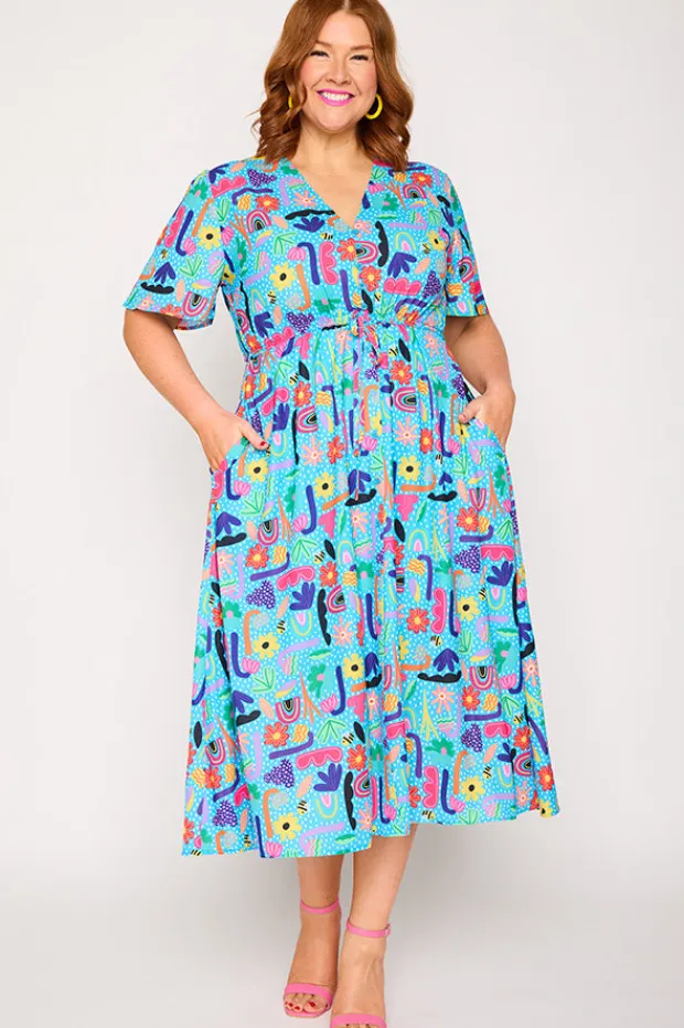 Lorraine Designs Casual Dresses | Fit & Flare Dresses*Marley Shine Bright Dress
