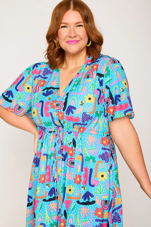 Lorraine Designs Casual Dresses | Fit & Flare Dresses*Marley Shine Bright Dress
