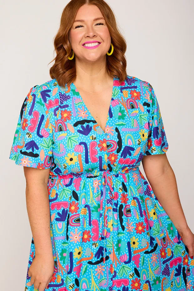 Lorraine Designs Casual Dresses | Fit & Flare Dresses*Marley Shine Bright Dress