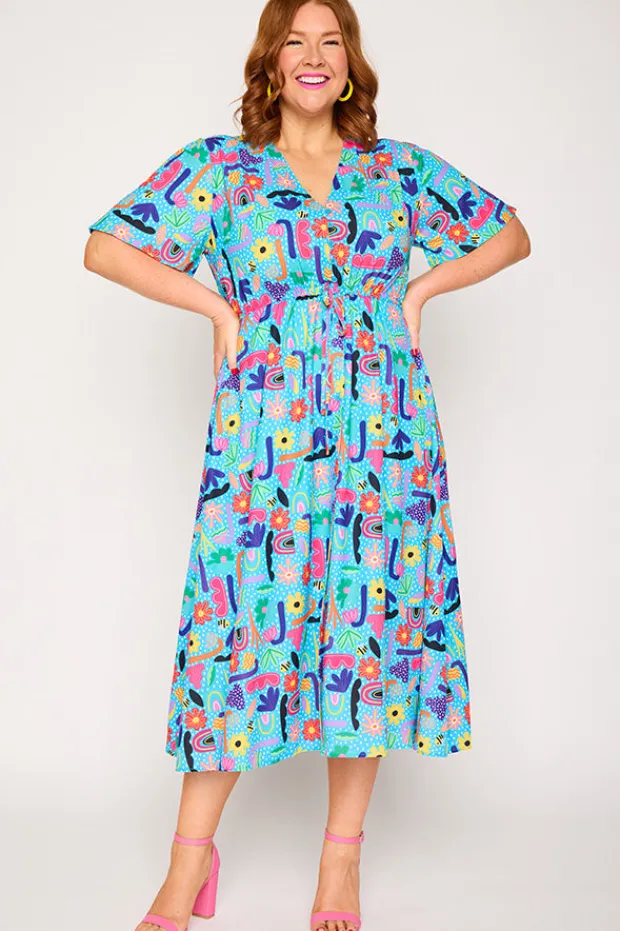 Lorraine Designs Casual Dresses | Fit & Flare Dresses*Marley Shine Bright Dress