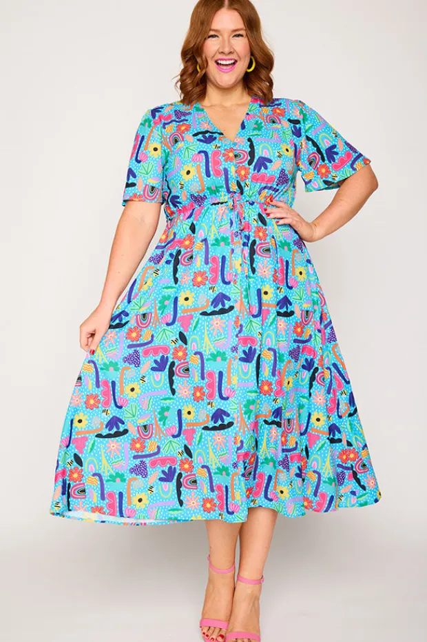 Lorraine Designs Casual Dresses | Fit & Flare Dresses*Marley Shine Bright Dress
