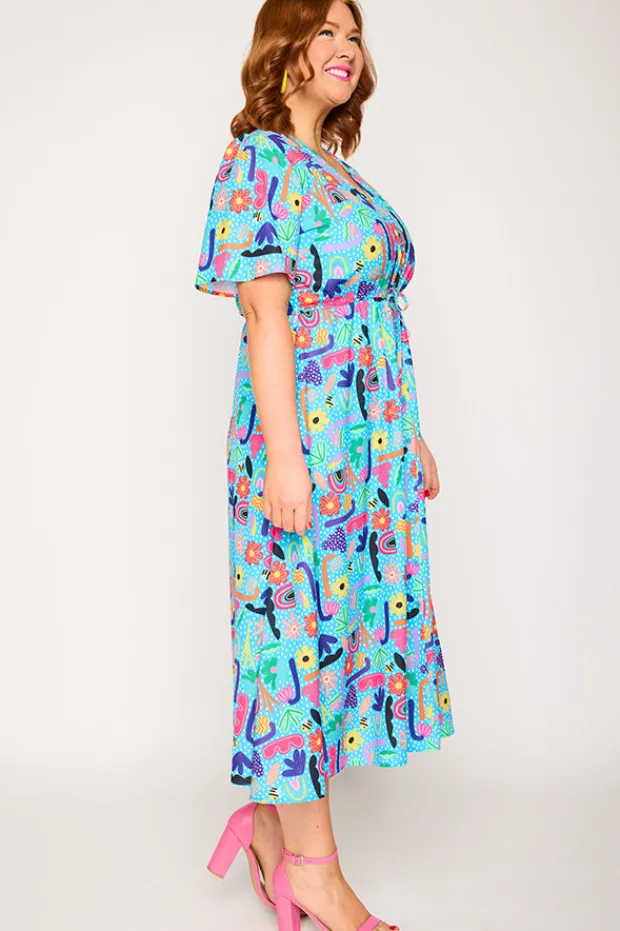 Lorraine Designs Casual Dresses | Fit & Flare Dresses*Marley Shine Bright Dress