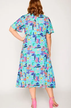 Lorraine Designs Casual Dresses | Fit & Flare Dresses*Marley Shine Bright Dress