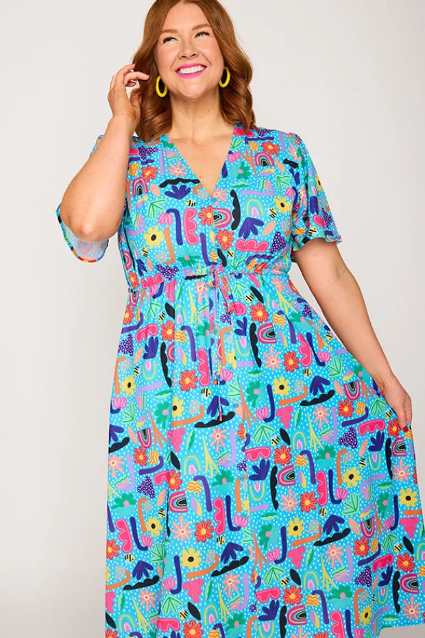 Lorraine Designs Casual Dresses | Fit & Flare Dresses*Marley Shine Bright Dress