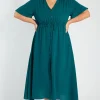 Lorraine Designs Casual Dresses | Fit & Flare Dresses*Marley Teal Dress