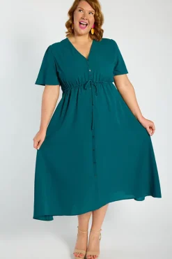 Lorraine Designs Casual Dresses | Fit & Flare Dresses*Marley Teal Dress
