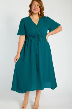 Lorraine Designs Casual Dresses | Fit & Flare Dresses*Marley Teal Dress