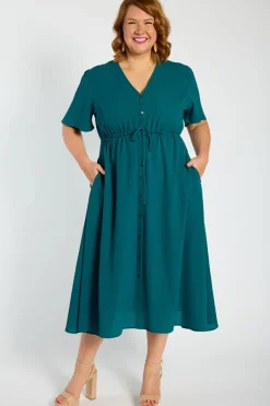 Lorraine Designs Casual Dresses | Fit & Flare Dresses*Marley Teal Dress