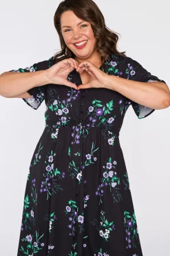 Lorraine Designs Casual Dresses | Fit & Flare Dresses*Marley Violet Night Dress