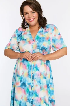 Lorraine Designs Casual Dresses | Fit & Flare Dresses*Marley Watercolour Dreams Dress