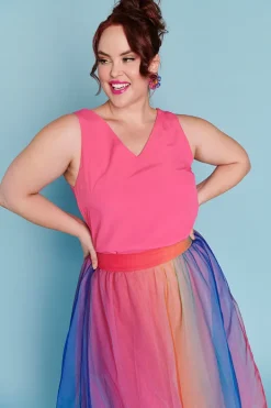 Lorraine Designs Skirts*Marseille Rainbow Skirt