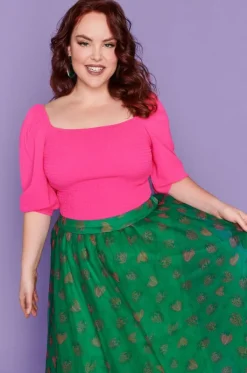 Lorraine Designs Skirts*Marseille Strawberry Patch Skirt