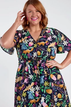 Lorraine Designs Fit & Flare Dresses | Midi Dresses*Mary Aussie Wild Dress