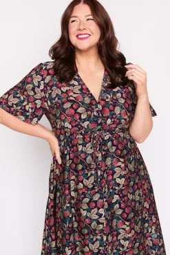 Lorraine Designs Casual Dresses | Fit & Flare Dresses*Mary Raspberry Forest Dress