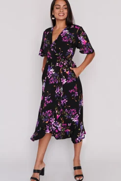 Little Party Dress Fit & Flare Dresses | Midi Dresses*Mason Night Flower Dress