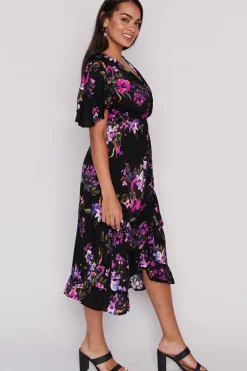 Little Party Dress Fit & Flare Dresses | Midi Dresses*Mason Night Flower Dress