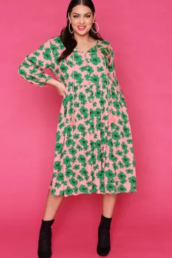 Lorraine Designs Casual Dresses | Shift Dresses*Maxima Pink Floral Dress