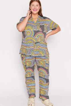 YD International Tops*Meredith Next To You Scrub Top