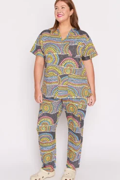 YD International Tops*Meredith Next To You Scrub Top