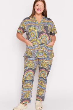 YD International Tops*Meredith Next To You Scrub Top