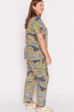 YD International Tops*Meredith Next To You Scrub Top