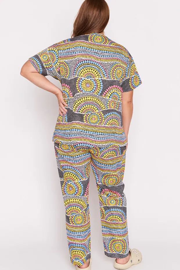 YD International Tops*Meredith Next To You Scrub Top