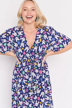 Lorraine Designs Fit & Flare Dresses | Midi Dresses*Michelle Bunny Trail Easter Dress