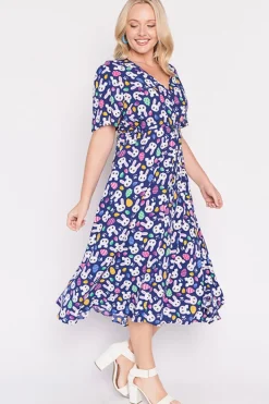 Lorraine Designs Fit & Flare Dresses | Midi Dresses*Michelle Bunny Trail Easter Dress