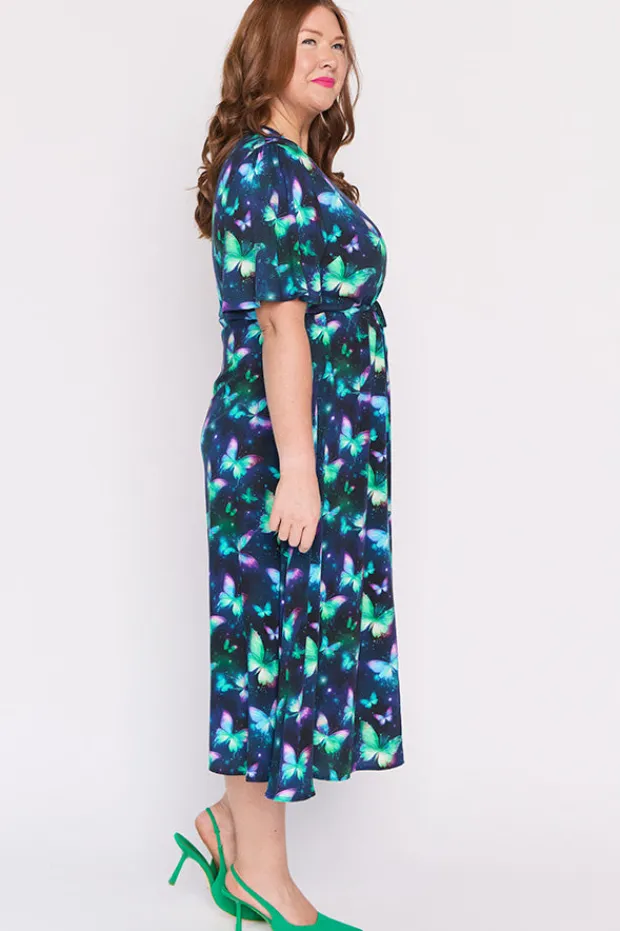 Lorraine Designs Fit & Flare Dresses | Midi Dresses*Michelle Butterfly Aura Dress