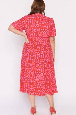YD International Fit & Flare Dresses | Midi Dresses*Michelle Candy Apple Dress