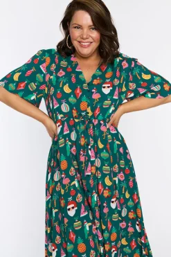 Lorraine Designs Casual Dresses | Midi Dresses*Michelle Christmas Vacation Dress