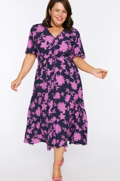 YD International Fit & Flare Dresses | Midi Dresses*Michelle Contrast Ivy Dress