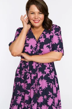 YD International Fit & Flare Dresses | Midi Dresses*Michelle Contrast Ivy Dress