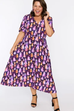 YD International Fit & Flare Dresses | Midi Dresses*Michelle Happy Ghosts Dress