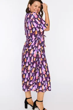 YD International Fit & Flare Dresses | Midi Dresses*Michelle Happy Ghosts Dress