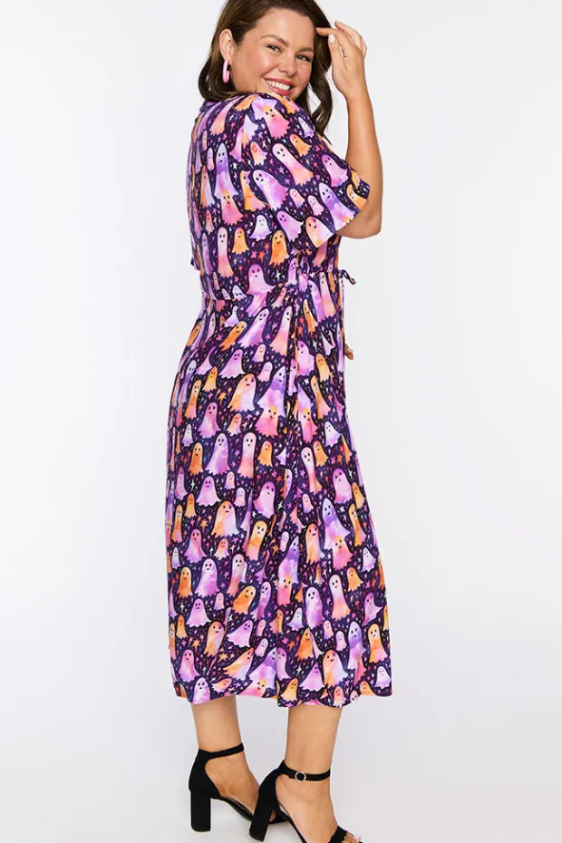 YD International Fit & Flare Dresses | Midi Dresses*Michelle Happy Ghosts Dress