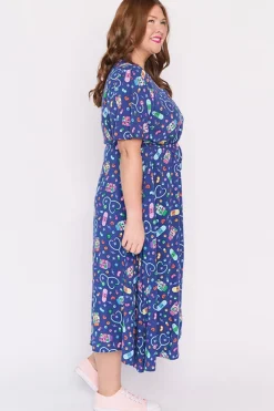 Lorraine Designs Fit & Flare Dresses | Midi Dresses*Michelle Happy Health Dress