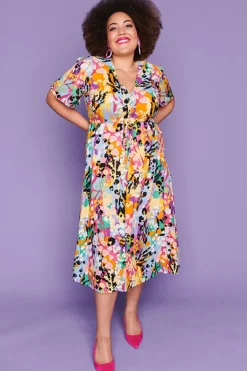 Lorraine Designs Casual Dresses | Fit & Flare Dresses*Michelle Jungle Daisy Dress